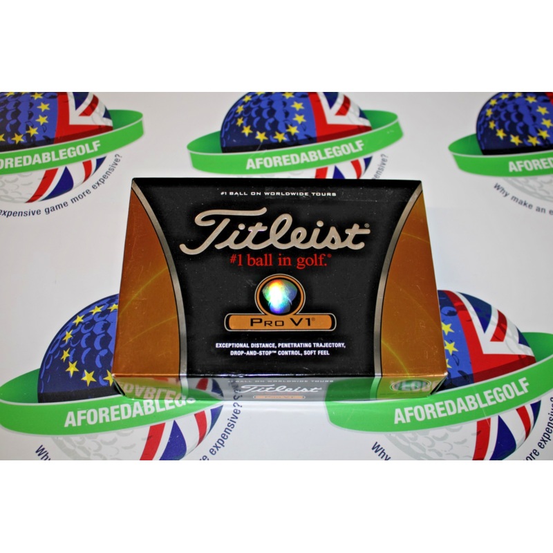New 1 Dozen Titleist Pro V1 Golf Balls With Hankook Logo