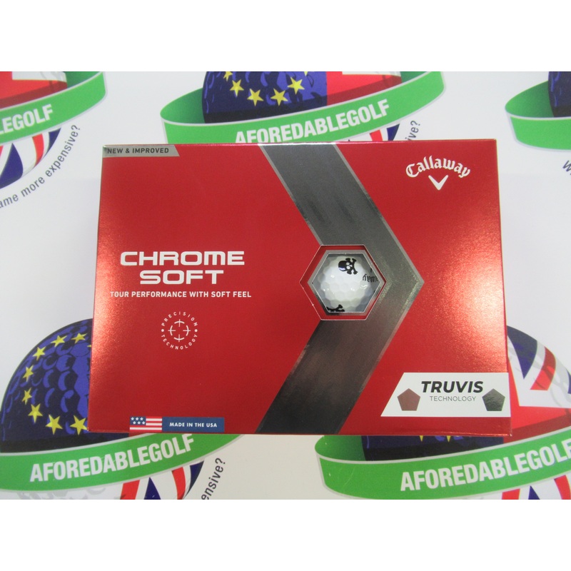 New 12 Callaway Chrome Soft Truvis Halloween Limited Edition Golf Balls