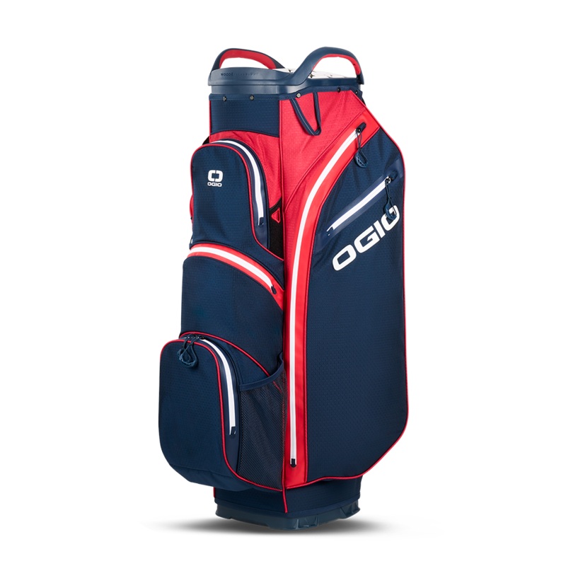 OGIO Silencer ’25 Cart Bag – Red/White/Blue