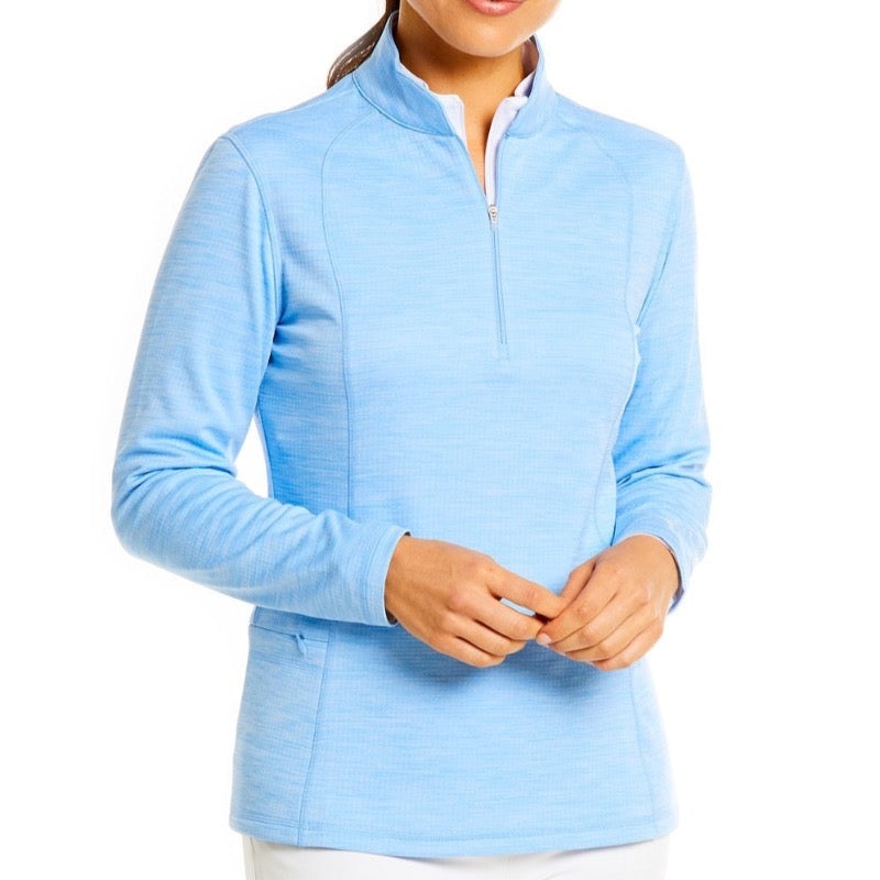 IBKUL Space Dye Waffle Knit Pullover – Peri