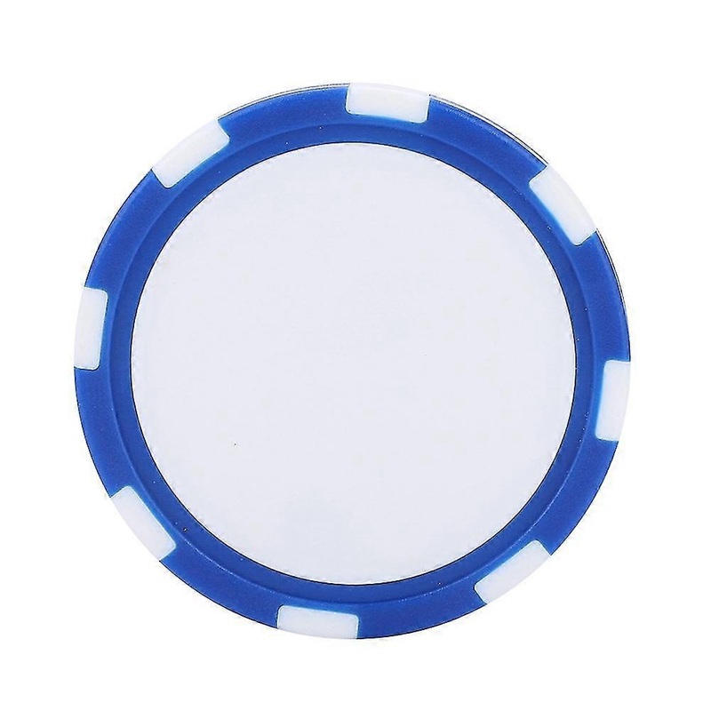 Lightweight Golf Marker Level Ball Marker Blue – Durable ABS Golf Poker Chip