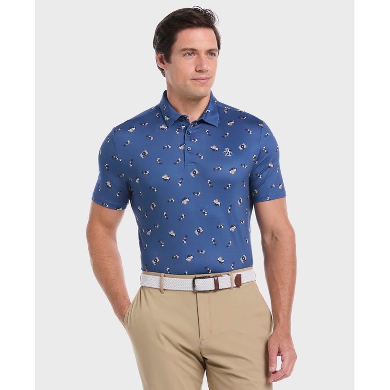 Men’s Pete’s Camera Print Polo