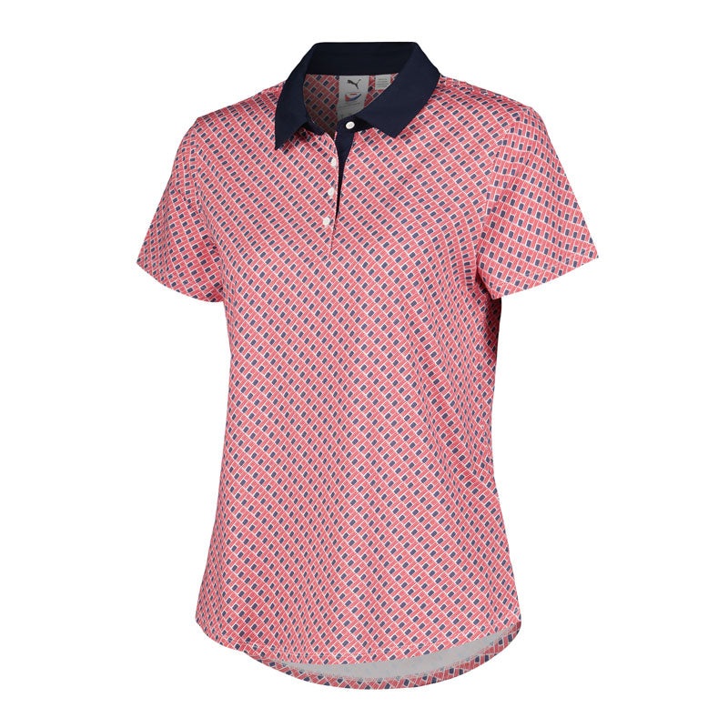 PUMA Volition Multi Flag Women’s Polo (Red)