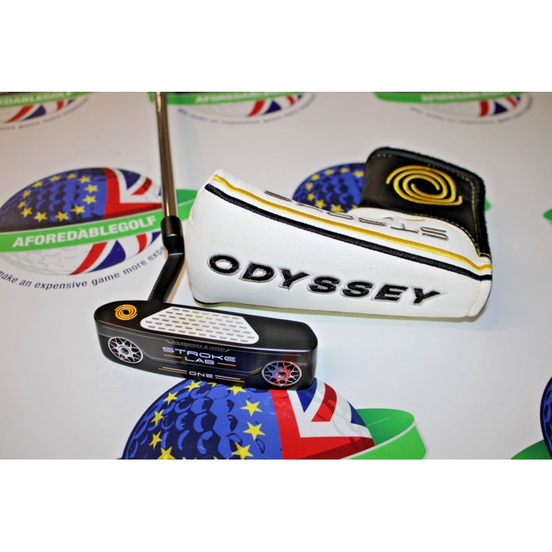 Used Odyssey left hand Stroke Lab One 33 putter & headcover