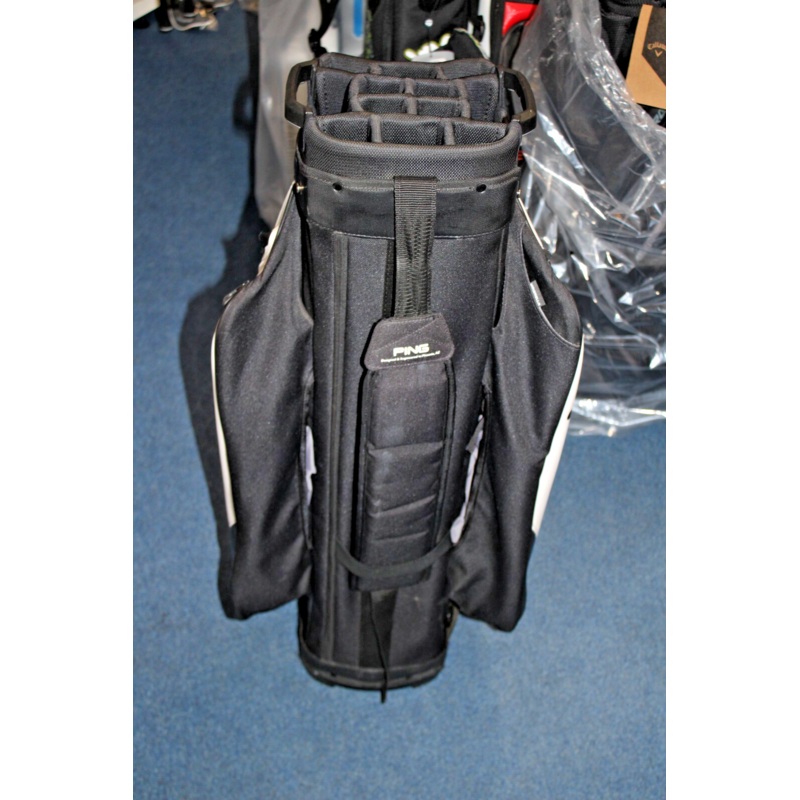 Used Ping Dlx 15 Way Divider White/Black Cart Bag