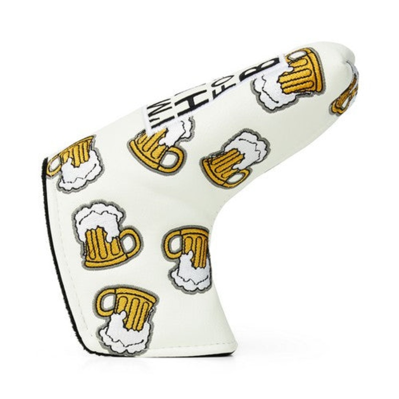 Here For Beer Blade Putter Cover – White