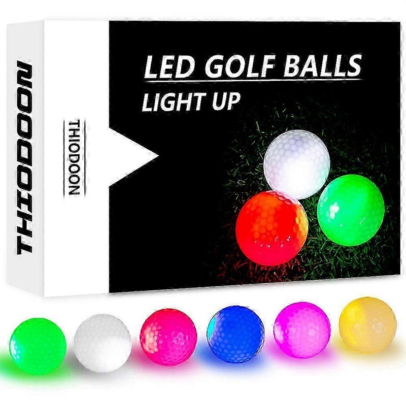 Luminous LED Golf Balls: Light-up Flashing for Night Golf Practice, Glowing Fluorescence Sports Accessories