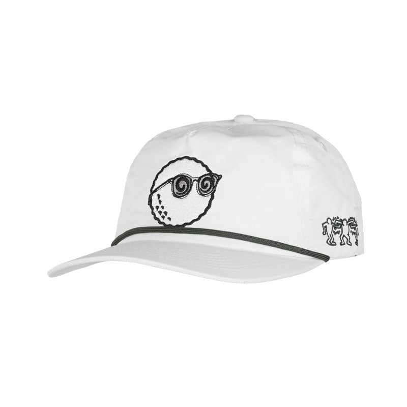 MALBON GOLF x Keith Haring Rope Men’s Cap (White)
