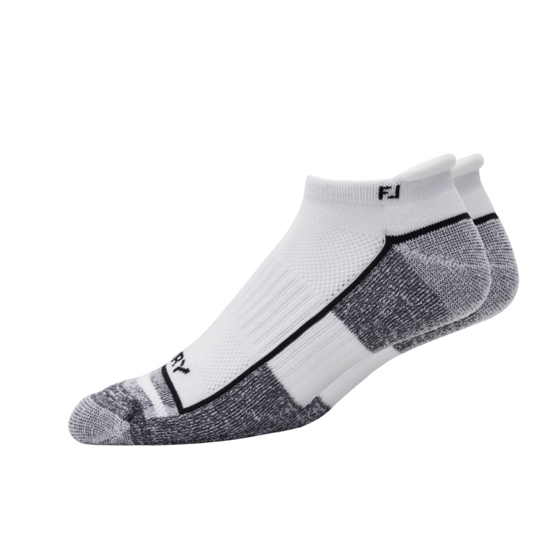 ProDry Roll Tab Sock|White|Black|Single|2-Pack