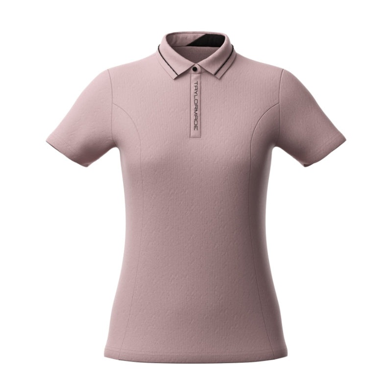 TAYLORMADE Tour Basic Women’s Polo (Smoke Pink)