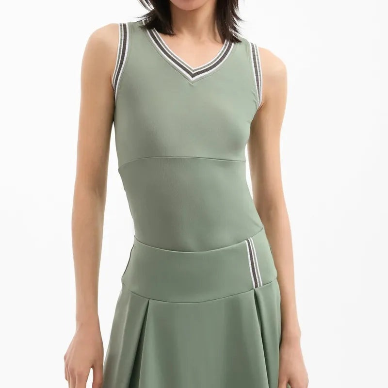 Veronica Beard Spin S/L Tank – Thyme
