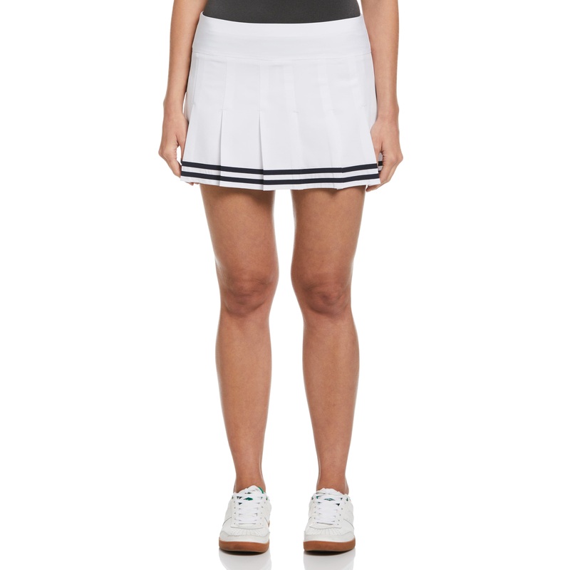 Women’s 13 Contrast Hem Pleated Tennis Skort