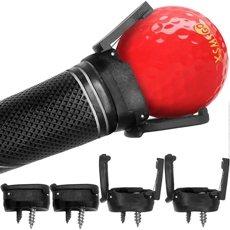 4pcs Golf Ball Retriever,Quick-Install Golf Ball Picker Upper Tool