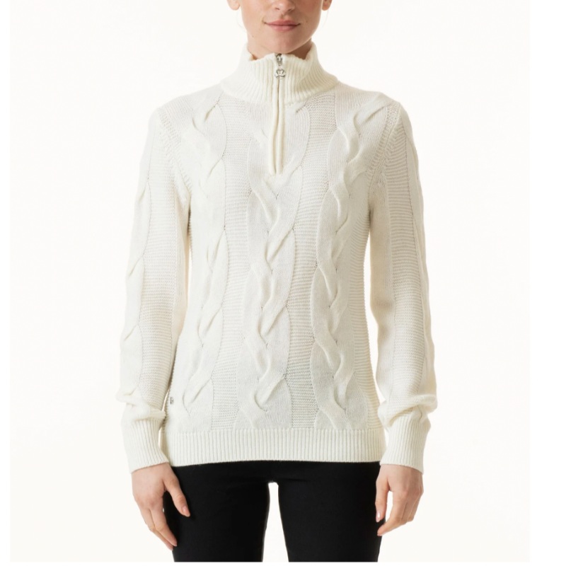Daily Sports Addie Sweater – White