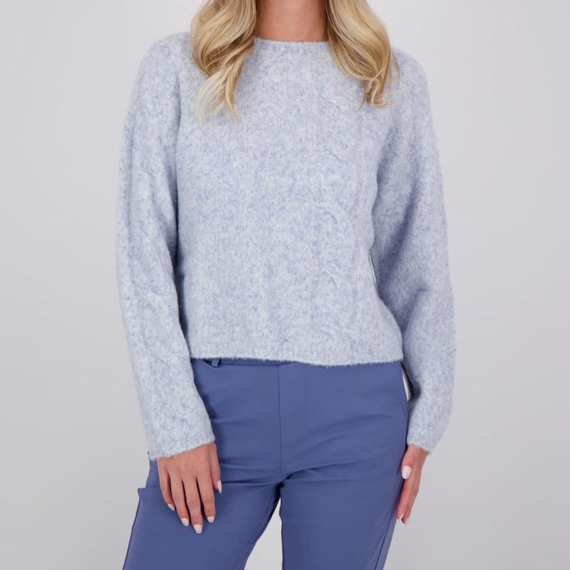 JC Sophie Joy Marled Sweater – Blue