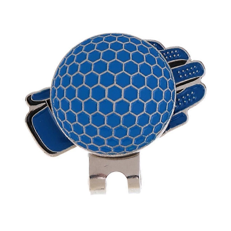 Stainless Pattern Magnetic Hat Clip with Golf Ball Marker Golfer Gift
