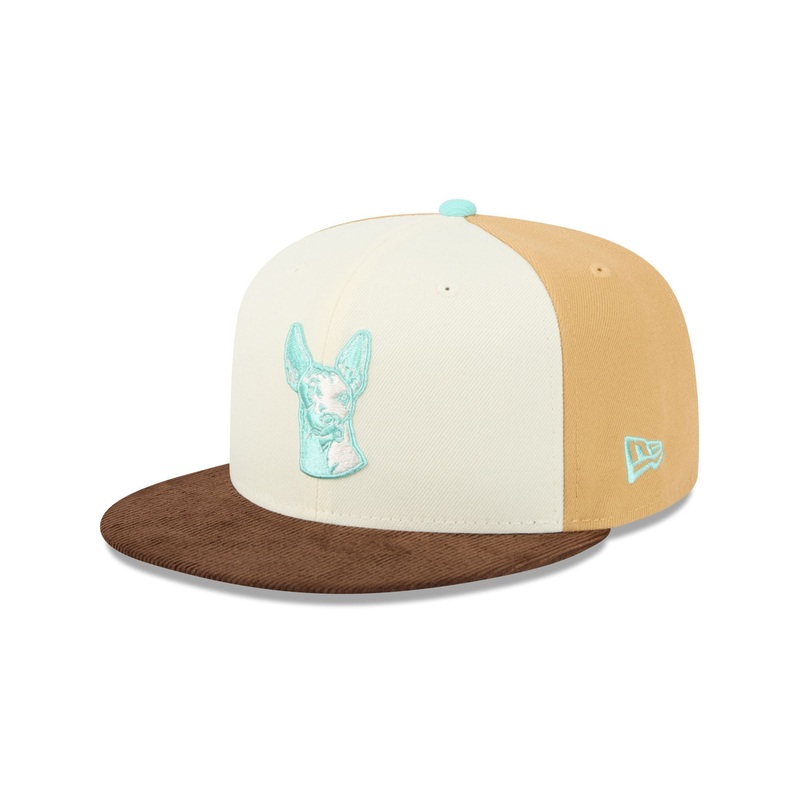 Xolos Tan 59FIFTY Fitted Hat|7|7 1/8|7 1/4|7 3/8|7 1/2|7 5/8|7 3/4|7 7/8|8