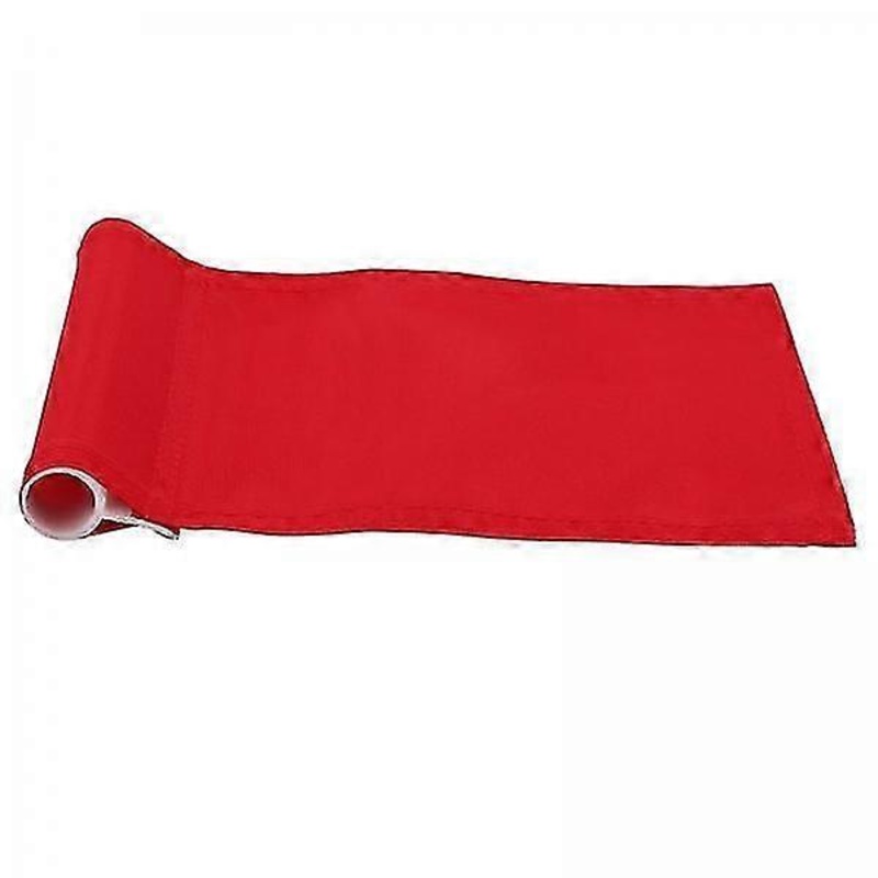 2xSolid Color Golf Pin Flag, 9.65 L X 5.9 H, Putting Flags For Yard Red