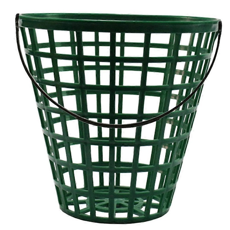 Golf Ball Storage Box Training Tool Round Green 25.00X25.00X25.00CM 1Set
