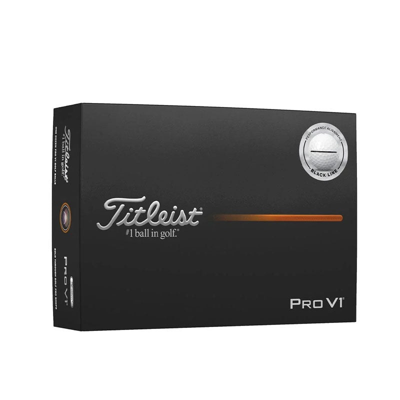 TITLEIST Pro V1 Enhanced Alignment (2025) (Black) Golf Ball