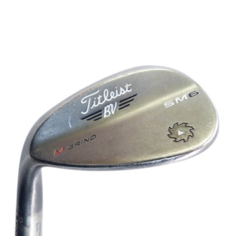 Titleist: Vokey SM6 Steel Grey 54 Wedge M_Grind Steel Regular Left Hand
