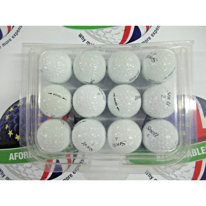 12 Snell Mtb Red Golf Balls Pearl/Pearl 1 Grade