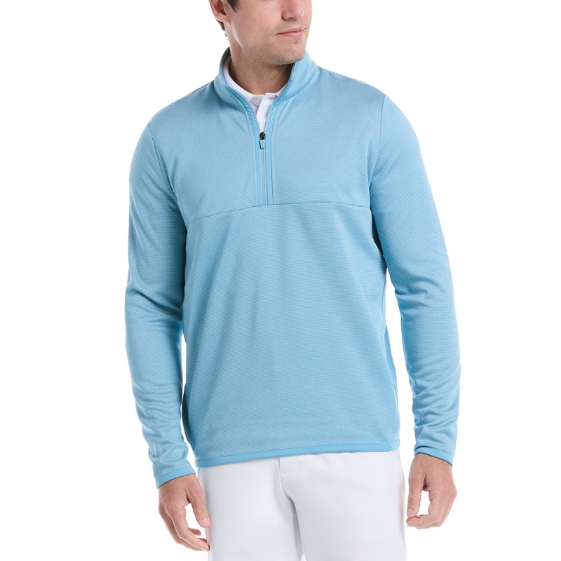 Men’s Heather Fleece 1/4 Zip Golf Pullover