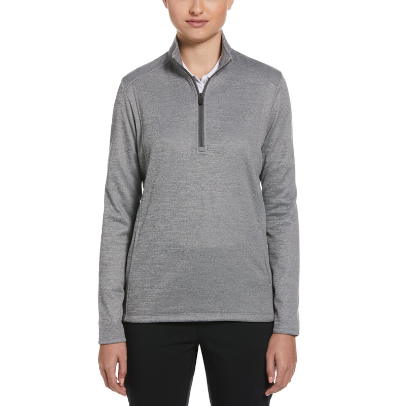 Women’s 1/4 Zip Pullover|Medium Grey Htr|XS|S|M|L|XL|XXL