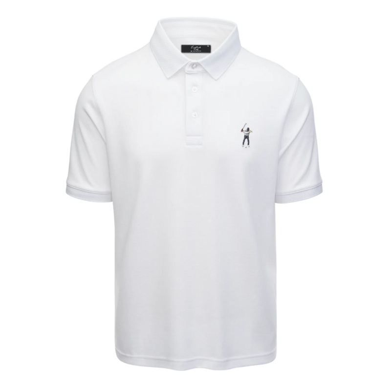 Core Pique Polo – Bright White