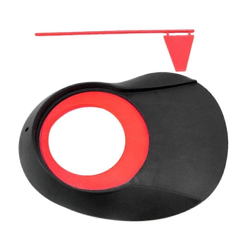 Golf Putting Hole with Flag Putting Practice Cup Training Aids Red 1
