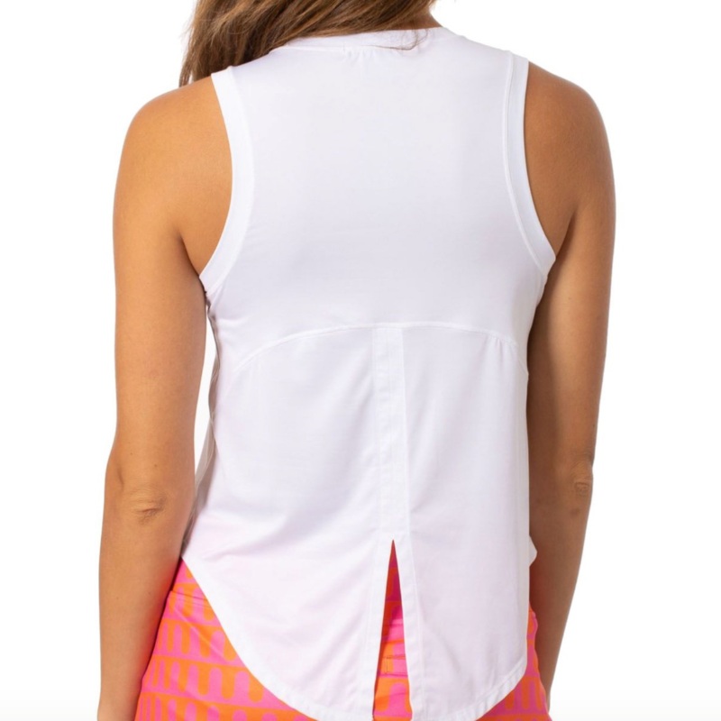 Golftini Sport Tie Top – White