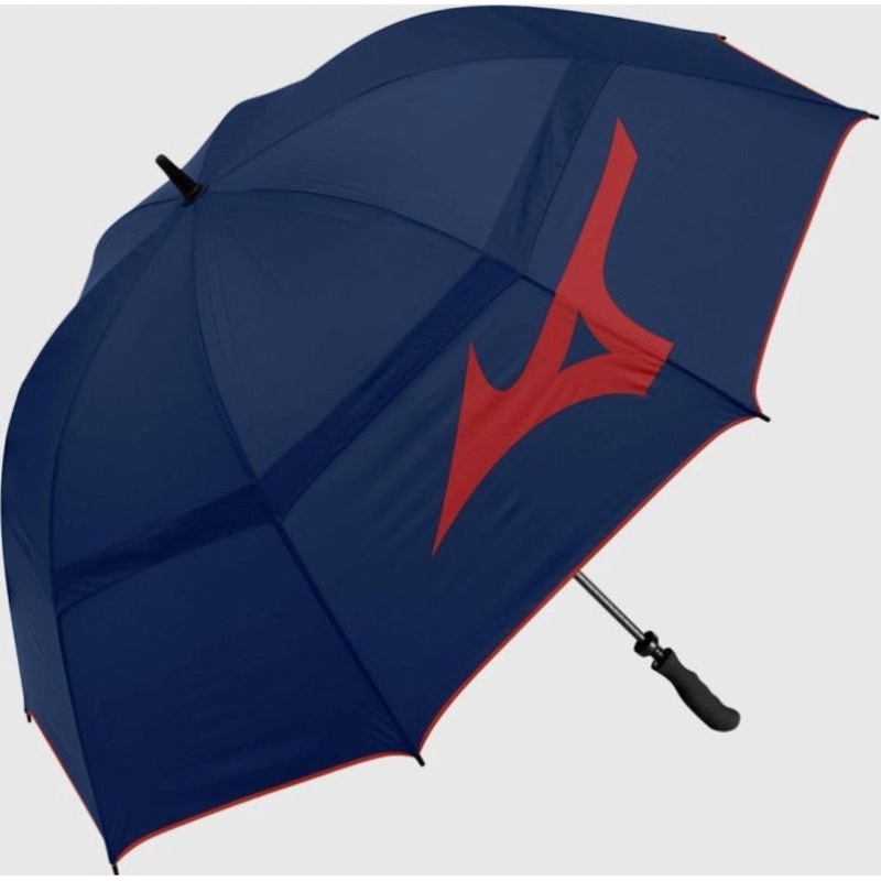 Mizuno Tour Twin Canopy Gust Buster 55 Umbrella Navy/Red