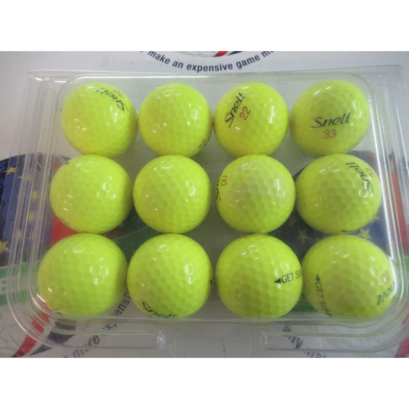 Snell Get Sum Optic Yellow Pearl/Pearl 1 Grade Golf Balls