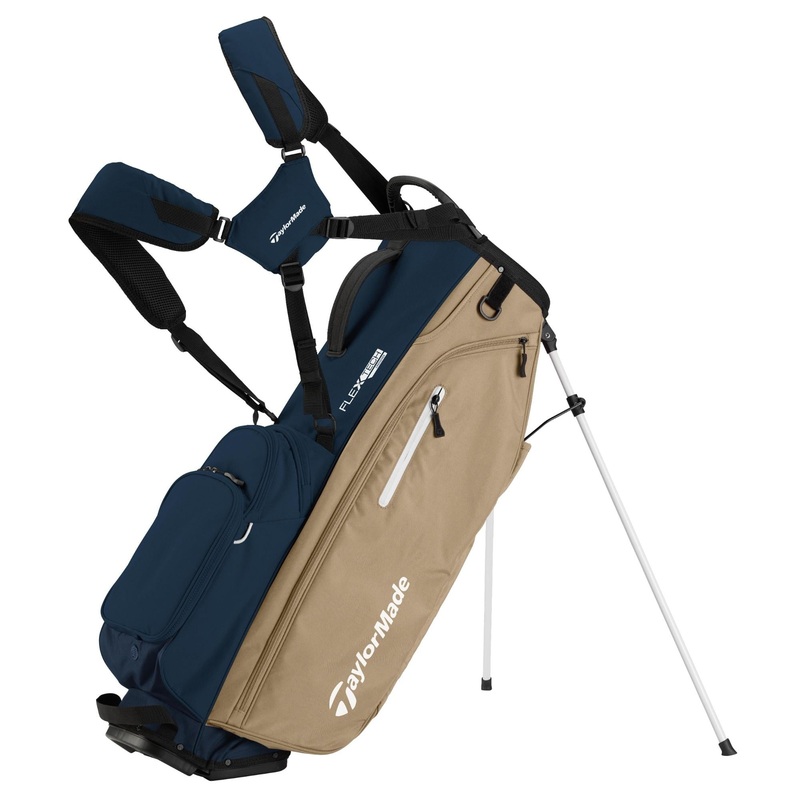 TaylorMade Flextech 24 Crossover Stand Bag – Navy/Tan