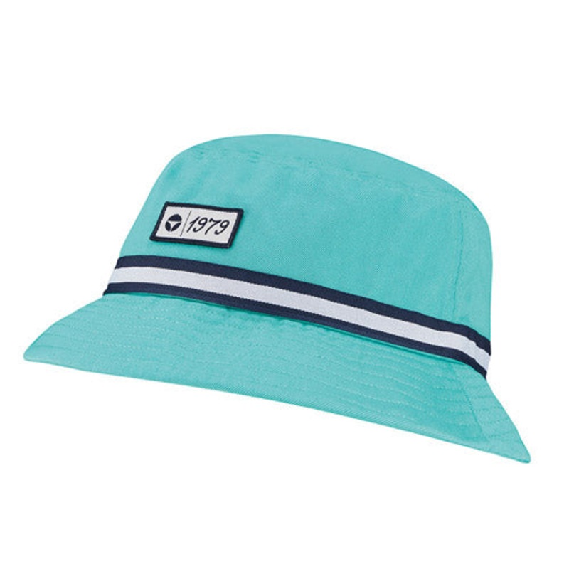 TaylorMade Vintage Twill Bucket Hat – Aqua
