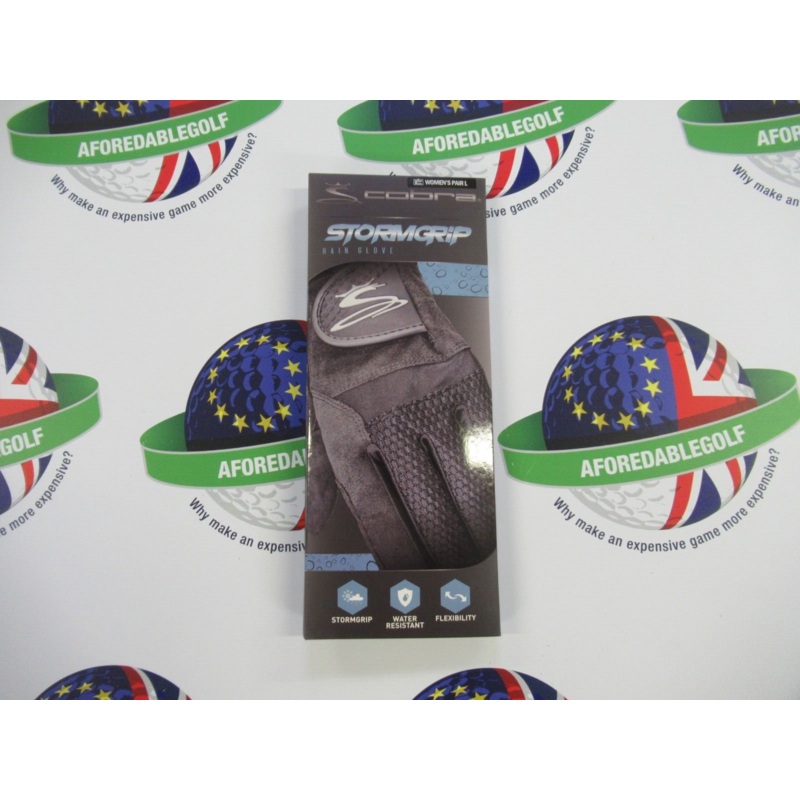 Cobra Stormgrip Ladies Rain Glove Black Size Large Pair