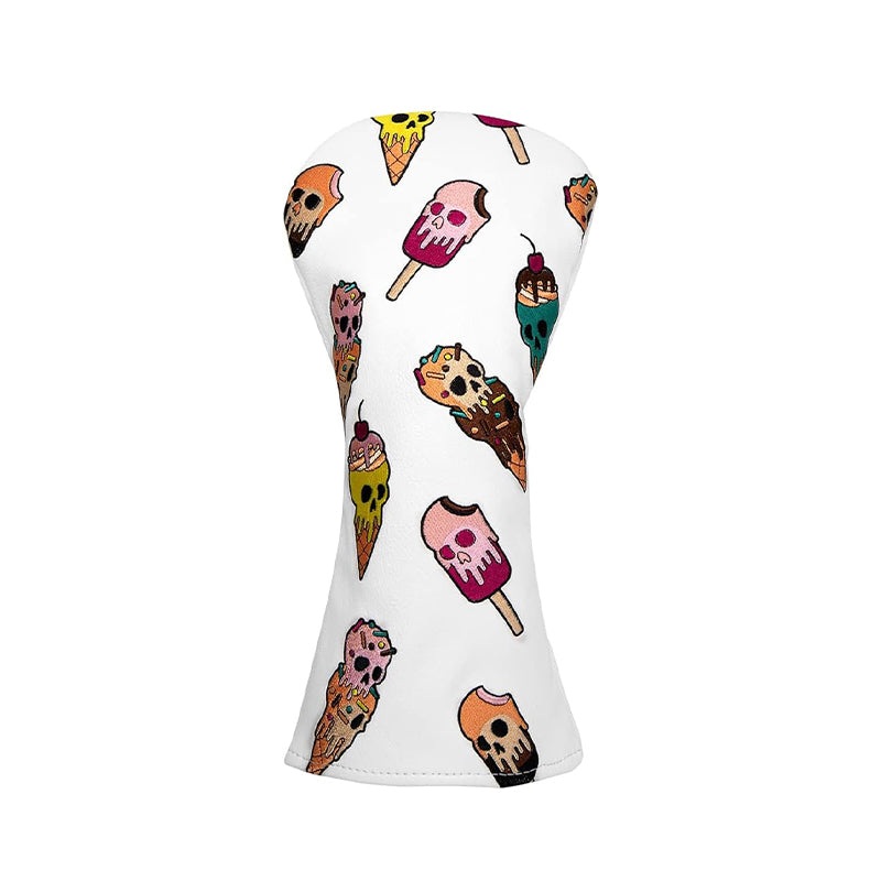 GENERAL ITEM Barudan Color Skull Ice-Cream Driver Headcover