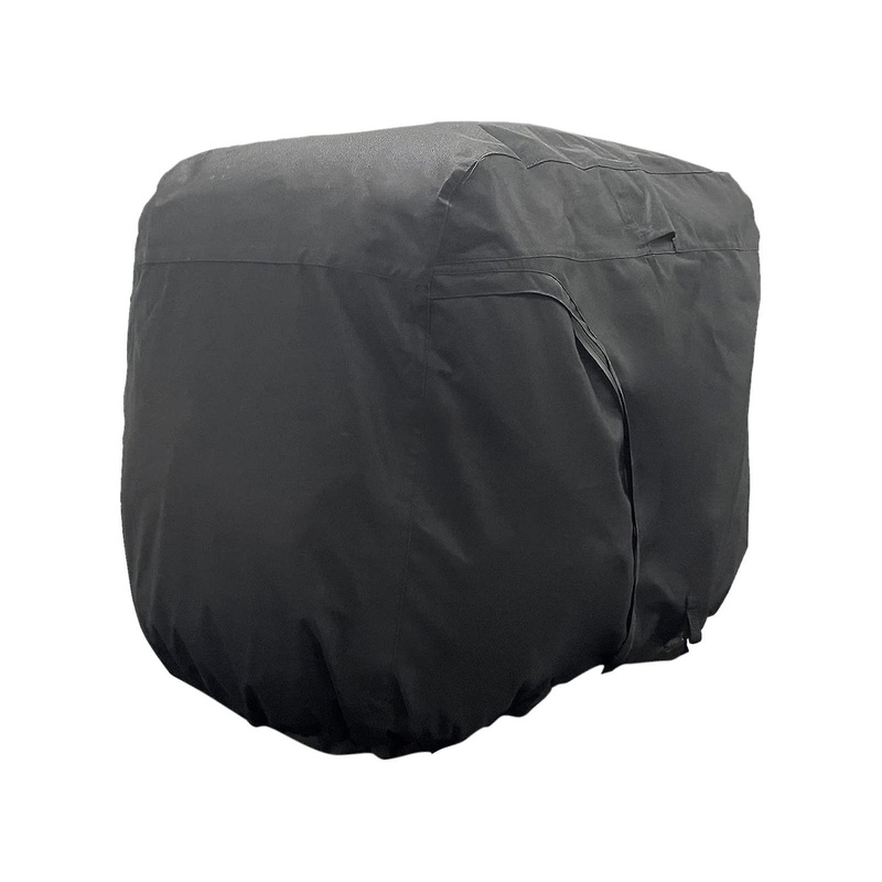 Golf Cart Cover Waterproof Zipper Buggy Sun Protector Rain Cover Black