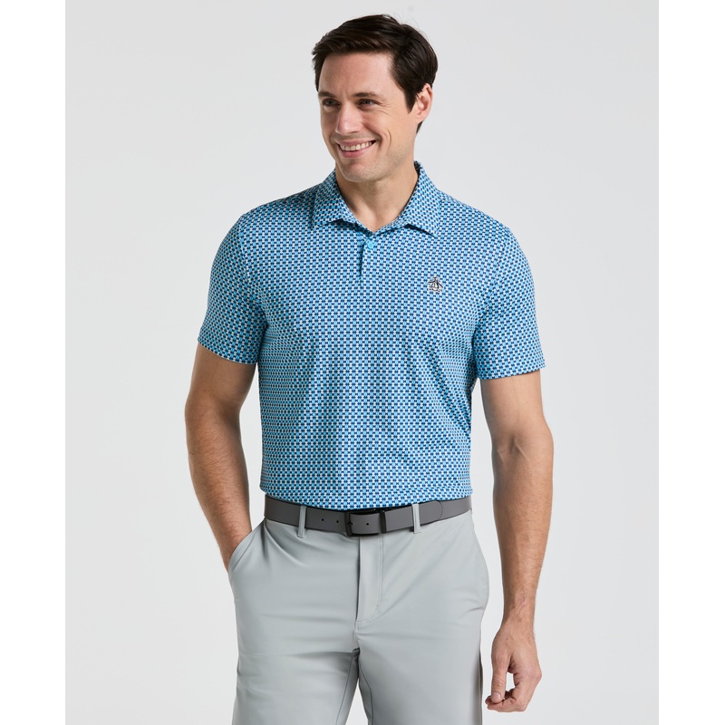 Men’s Pete’s Bowtie Print Golf Polo