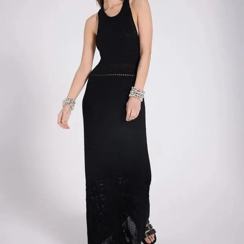 NOTSHY Laran Cotton Dress – Black