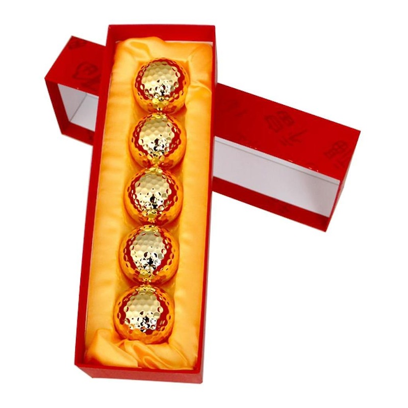 Premium Golf Gift Balls Storage Case Box Chinese Knot Decor Club Souvenir A