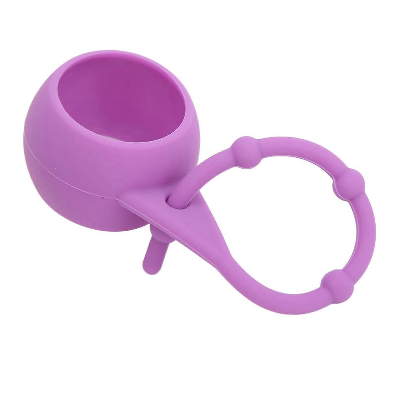 Silicone Golf Ball Holder Soft Protective Cover Easy Carrying Golf Ball Waist Keyring Backapack HolderPurple