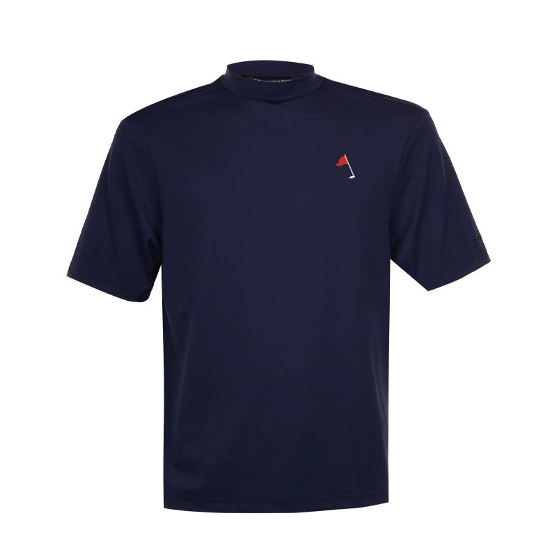 CUTTER & BUCK Oversized Men’s Mock Shirt (Navy)