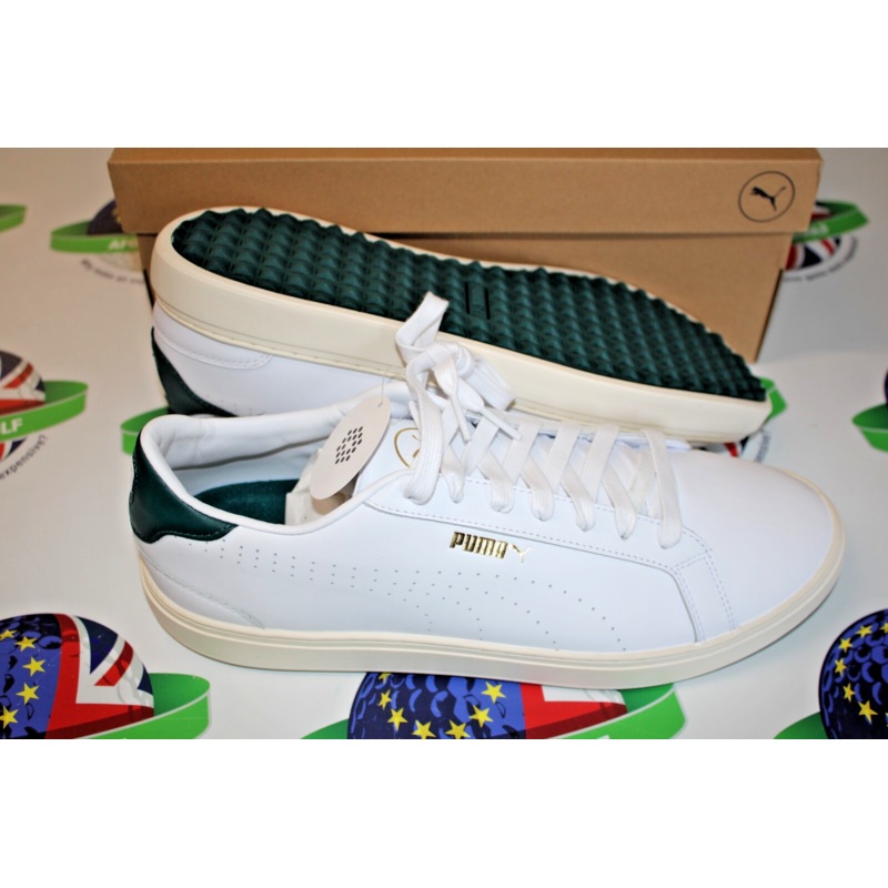 Puma Classic G Golf Shoes Puma-White-Varsity Green UK Size 10.5