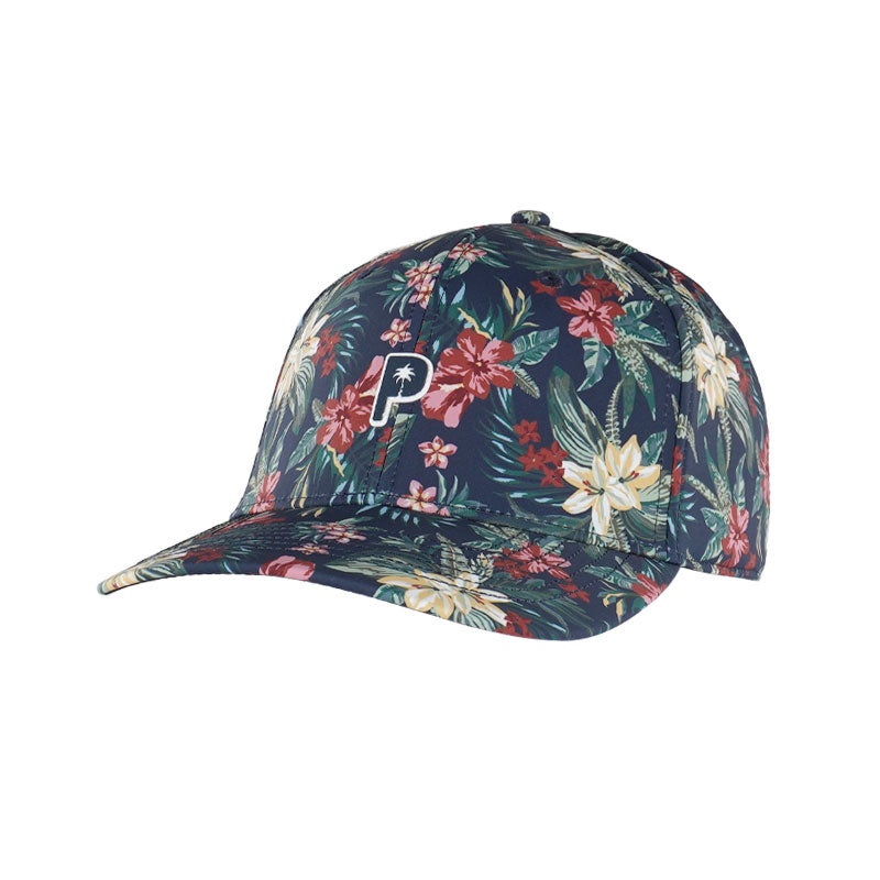 PUMA x PTC Floral Tech Men’s Cap (Navy/Red)