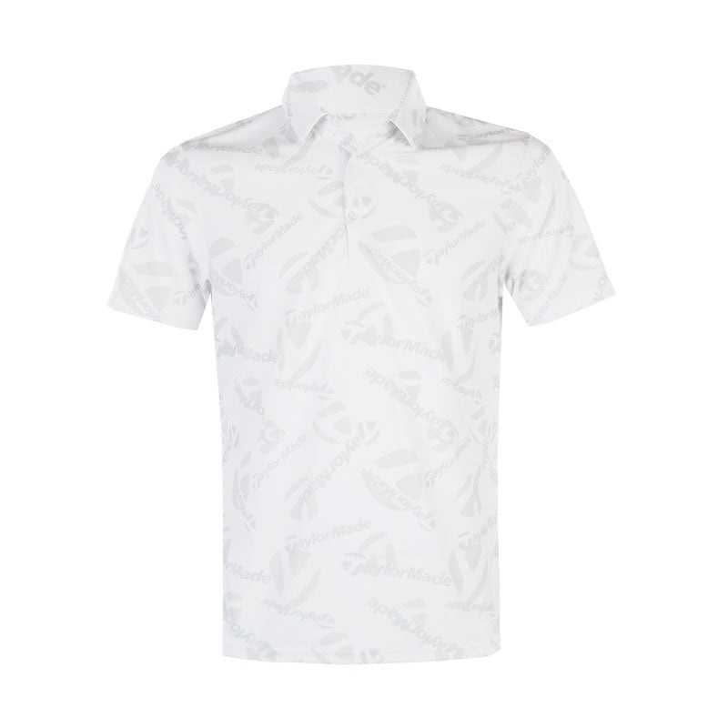 TAYLORMADE M Logo Graphic Men’s Polo (White)
