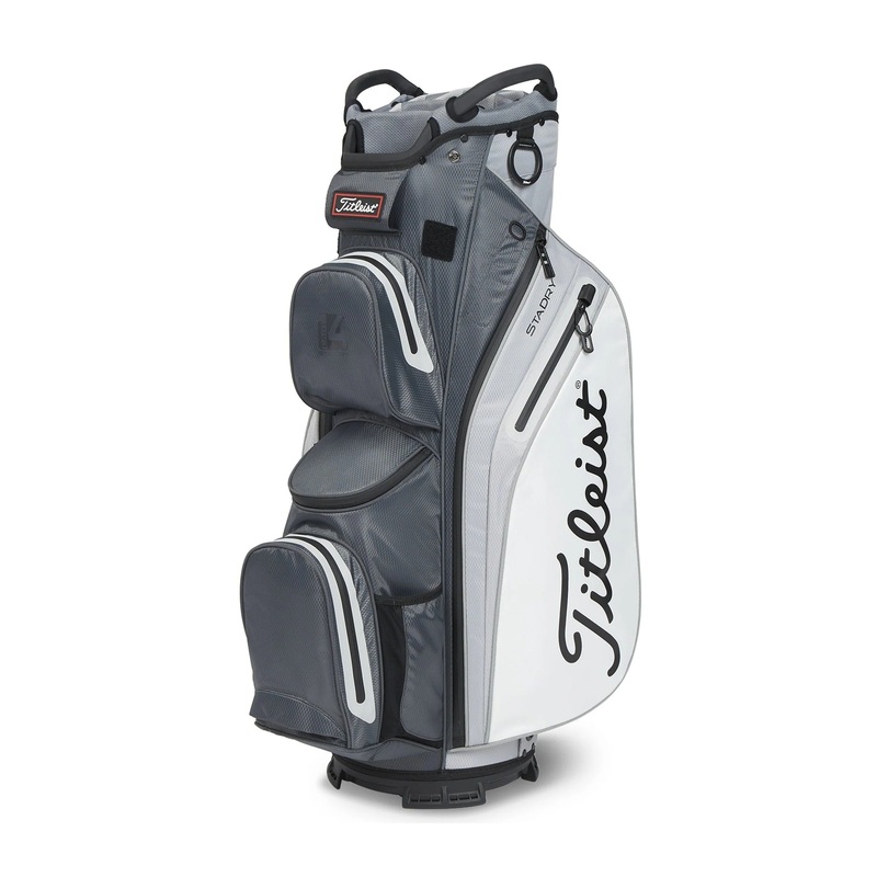 Titleist Cart 14 StaDry Cart Bag – Charcoal/Gray/White