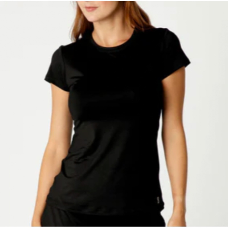 Sofibella S/S UV Top – Black|XS|S|M|L|XL